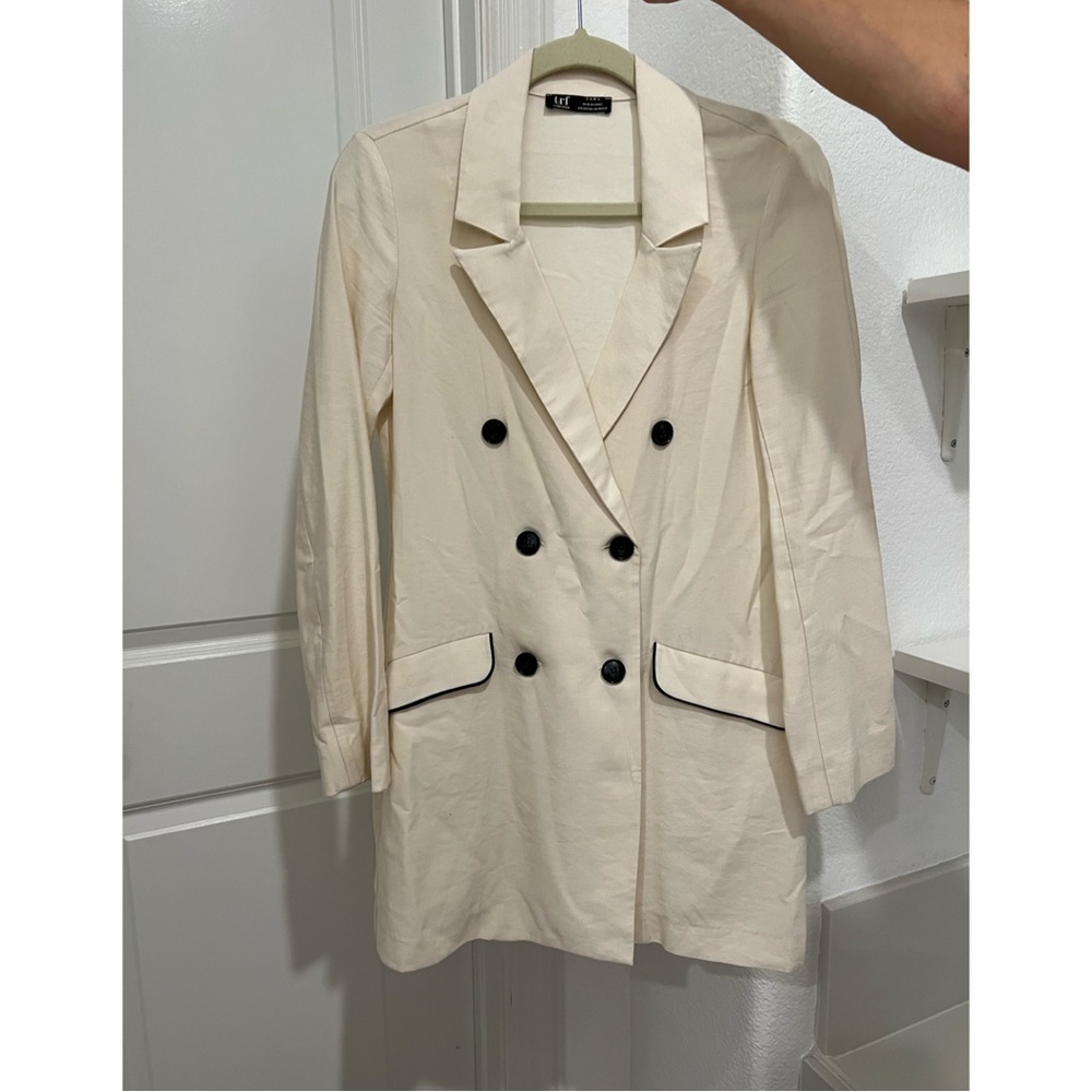 Zara Ivory Blazer Dress